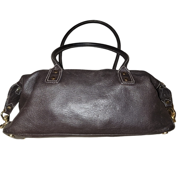 VTG Céline East/West Shoulder Bag in Stitched Brown Leather w/COA - Picture 15 of 16